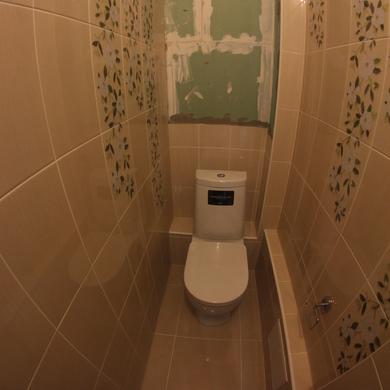 Ремонт туалета на Камбарской, 33
